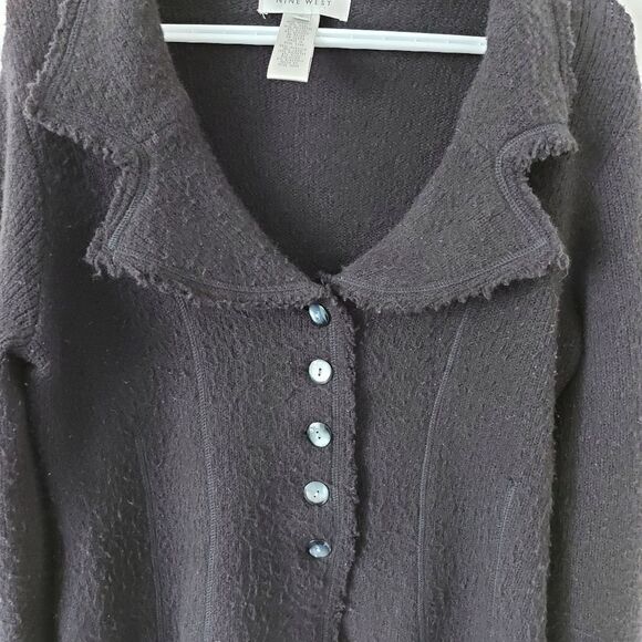 NINE West button up sweater - Picture 2 of 6